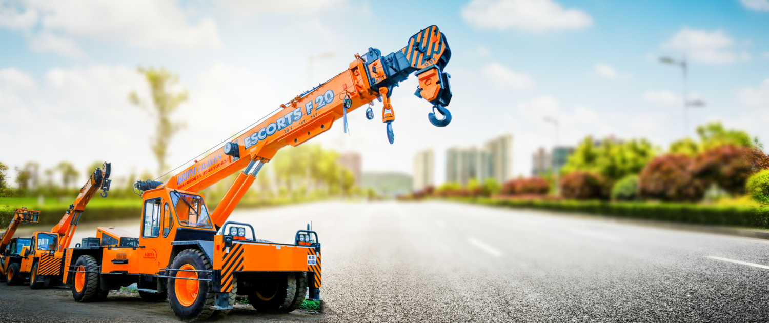 Asphalt road and modern city